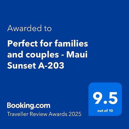Apartmán Perfect For Families And Couples - Maui Sunset A-203 Kihei Exteriér fotografie
