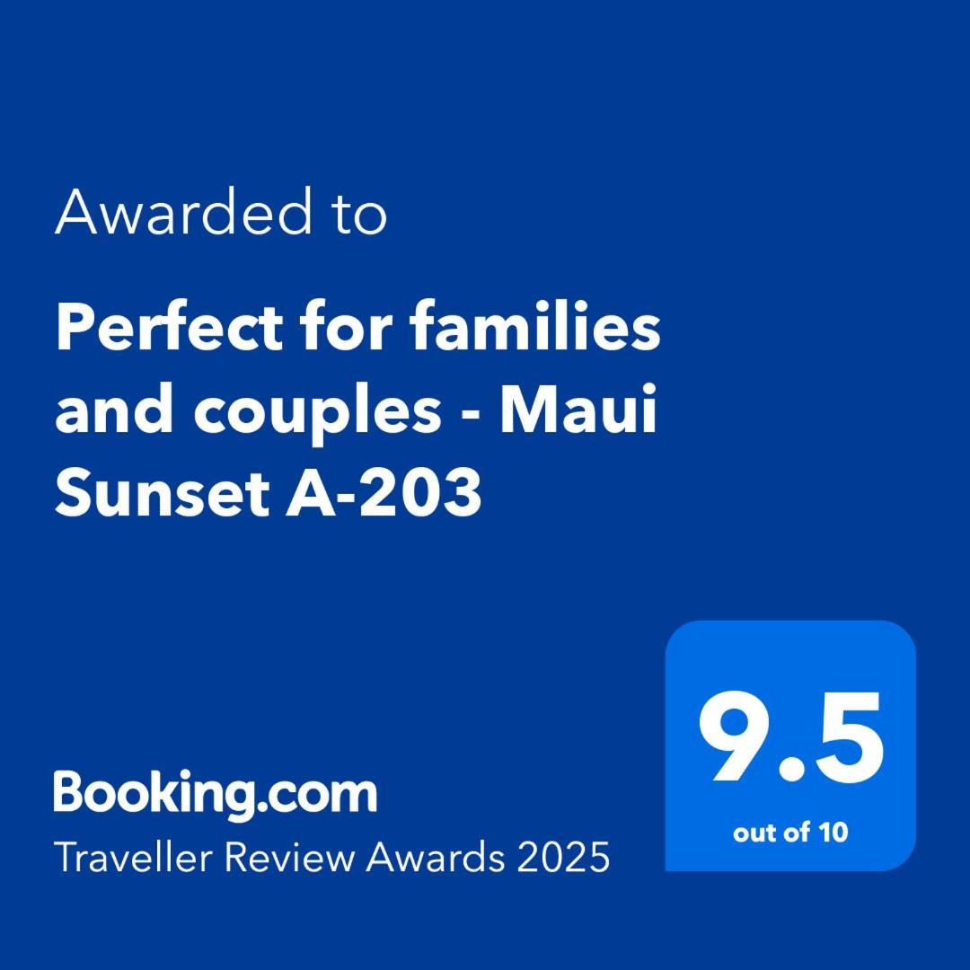 Apartmán Perfect For Families And Couples - Maui Sunset A-203 Kihei Exteriér fotografie